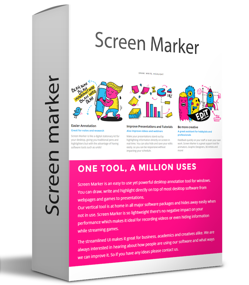 explaindio screen marker