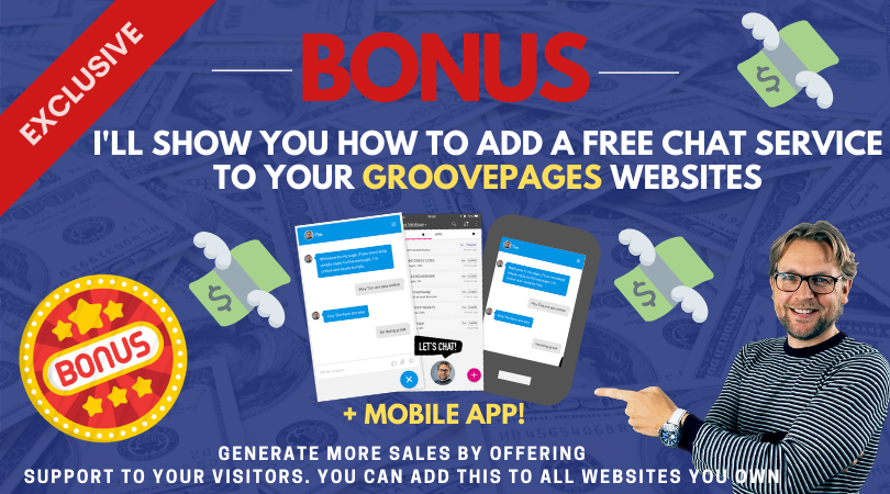 Add a chat to your GroovePages website