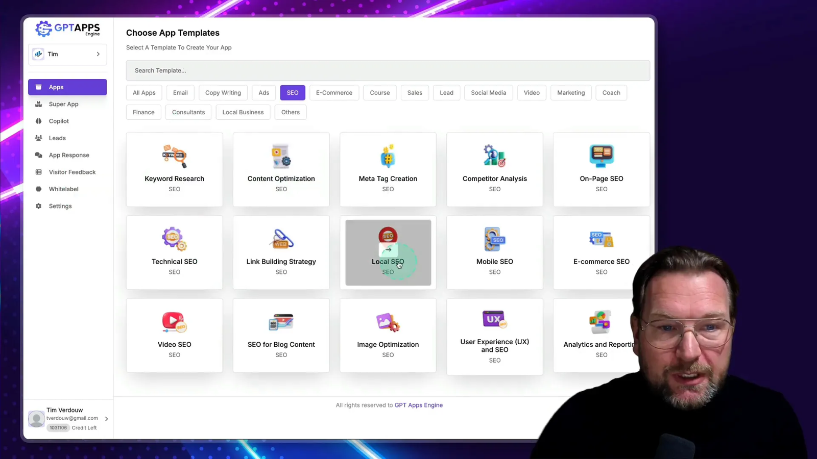 Exploring various app templates