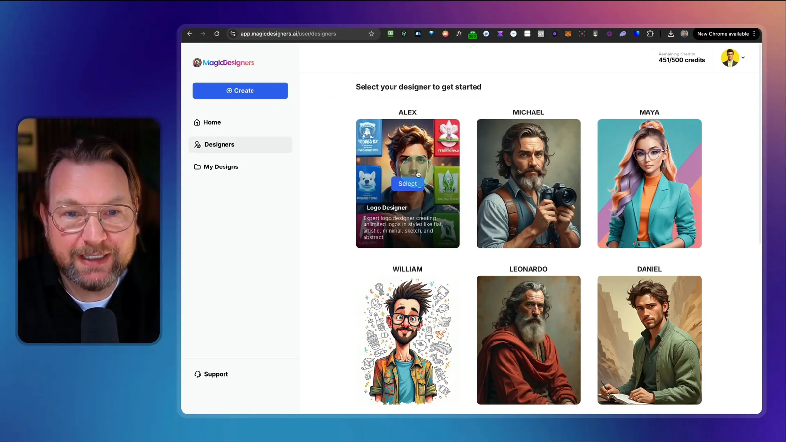 Overview of AI assistants in Magic Designers